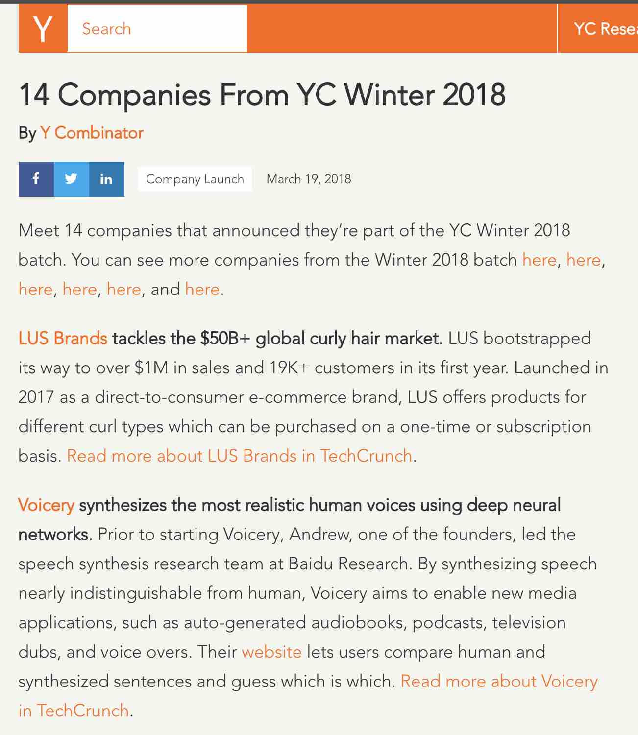 Featured image of post YC 两篇文章的总结