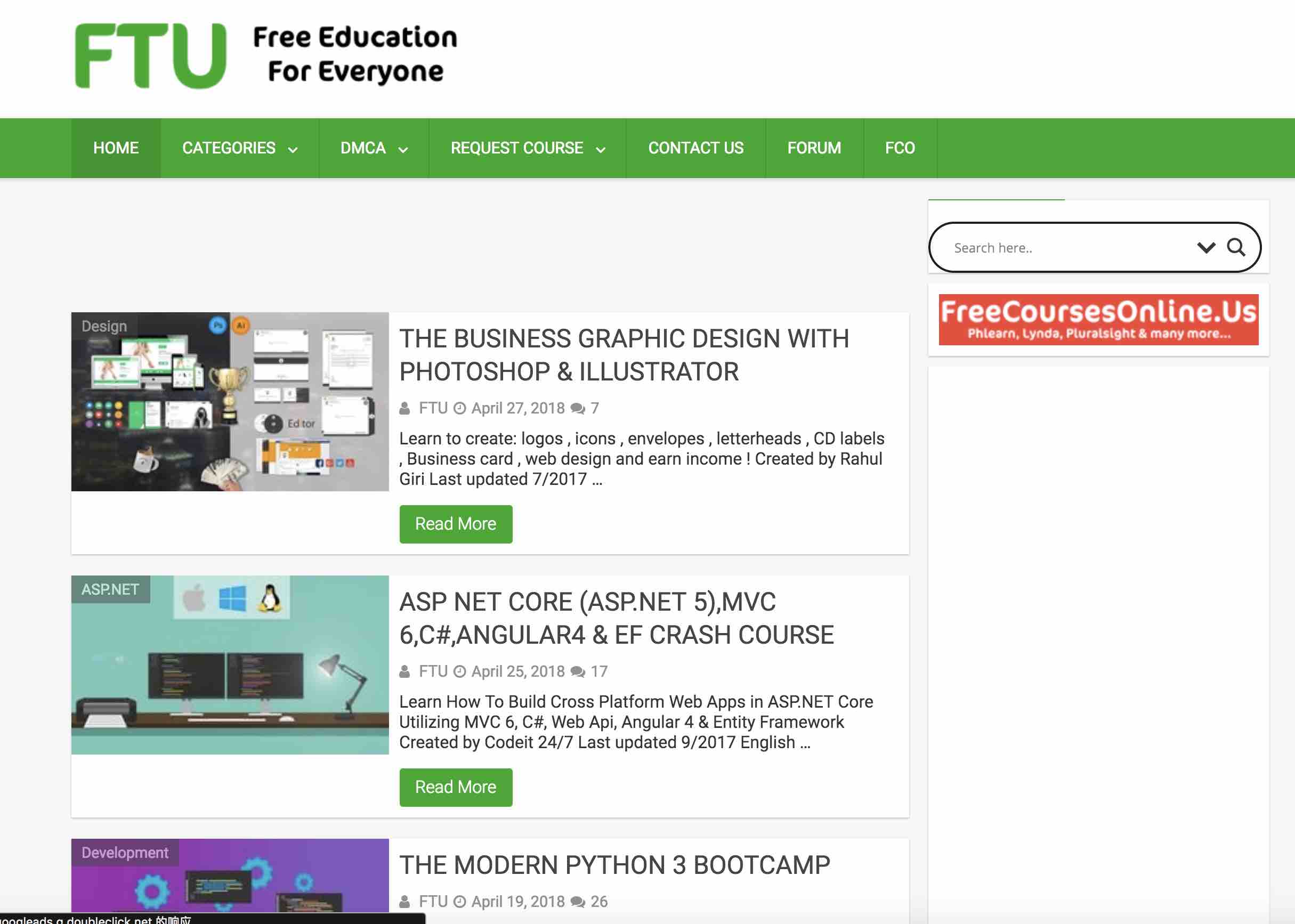 Featured image of post 推荐一个英文教程下载网站： freetutorials.us