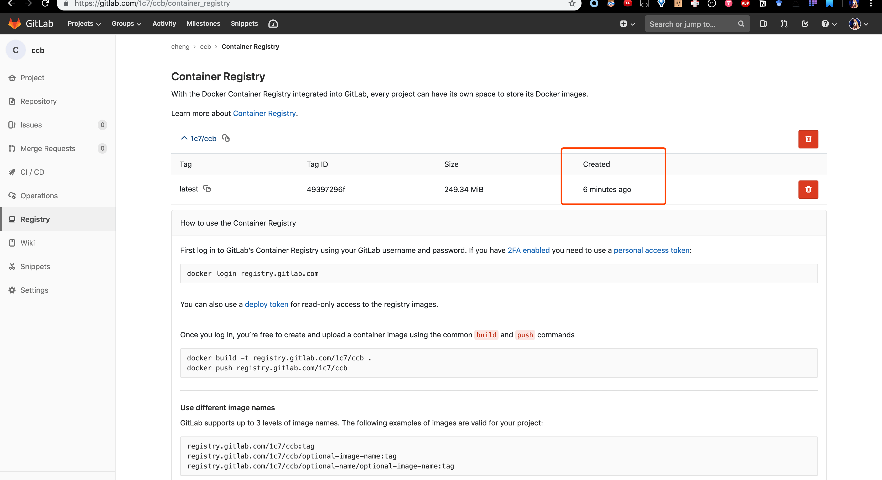 Featured image of post 2019-2-2  Gitlab CI 推送镜像到容器仓库(Container Registry) 示例