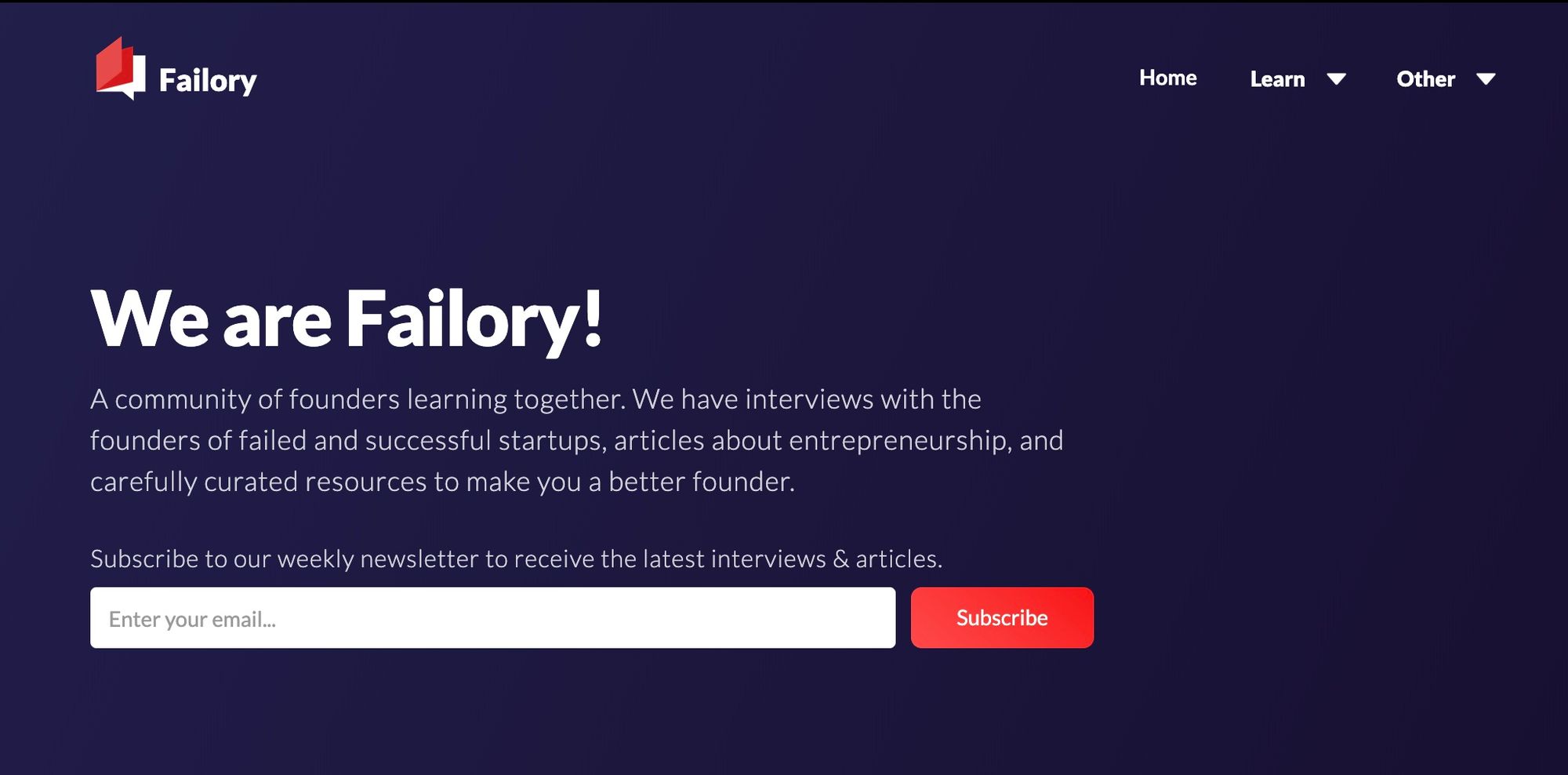 Featured image of post 2019-6-10 近况：加入了 Failory Team